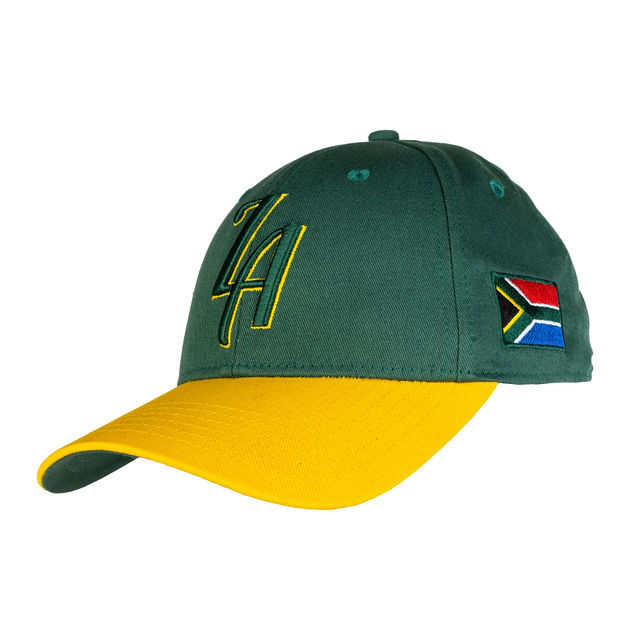 ZA Cap Green Gold Greenfont leftside Caps