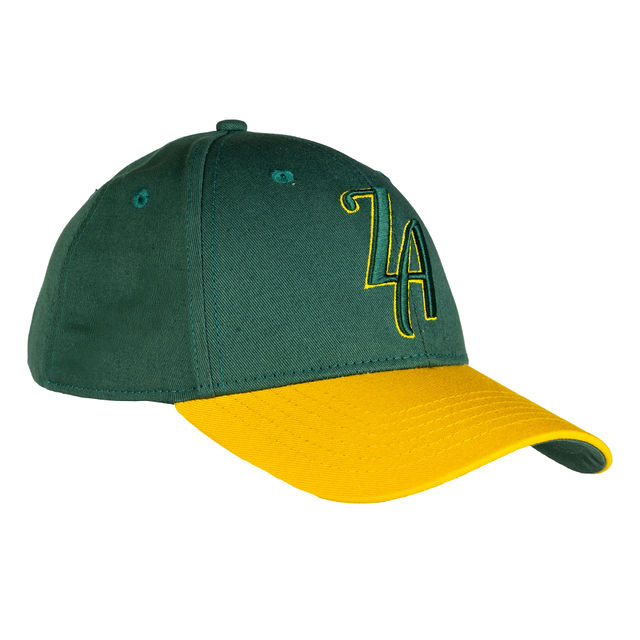 ZA Cap Green Gold Greenfont rightside Caps