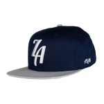 ZA Cap NavyBlue Grey leftside Caps