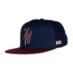 ZA Cap NavyBlue Maroon leftside Caps