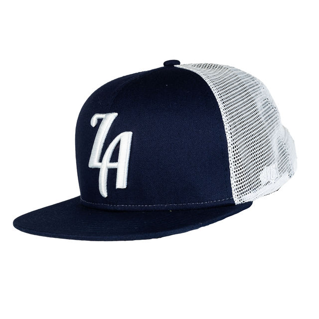 ZA Cap NavyBlue Whitemesh leftside Caps