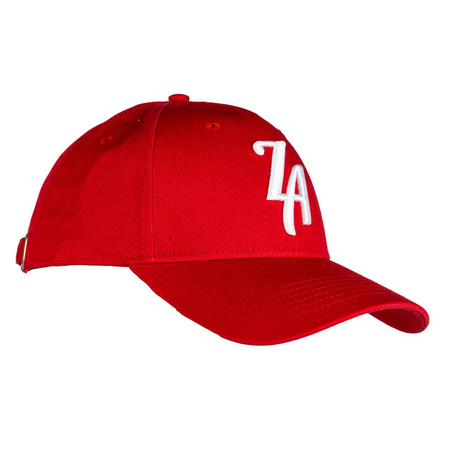 ZA Cap Red White Rightside Caps